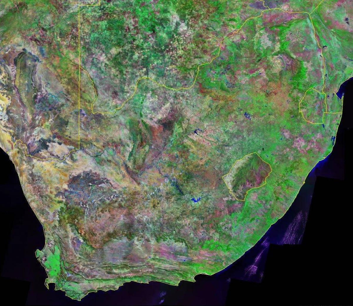 Mappa del cielo del Sudafrica