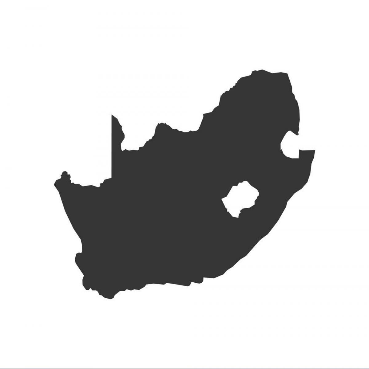 Mappa dei contorni del Sudafrica